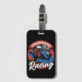 Persoonlijke Go Kart Extreme Racing Karting Race Bagagelabel (Voorkant (verticaal))