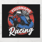 Persoonlijke Go Kart Extreme Racing Karting Race Bier Etiket (Enkel label)