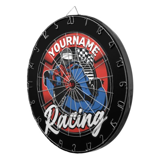 Persoonlijke Go Kart Extreme Racing Karting Race Dartbord (Voorkant Rechts)