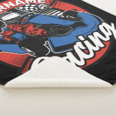 Persoonlijke Go Kart Extreme Racing Karting Race Sherpa Deken (3/4)