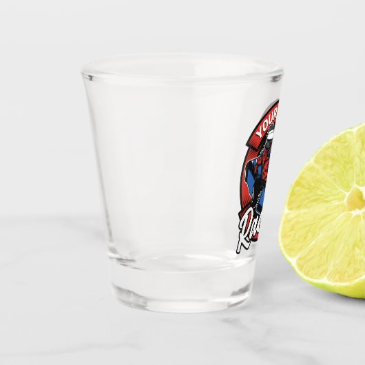 Persoonlijke Go Kart Extreme Racing Karting Race Shot Glas (Links)