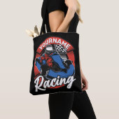 Persoonlijke Go Kart Extreme Racing Karting Race Tote Bag (Dichtbij)