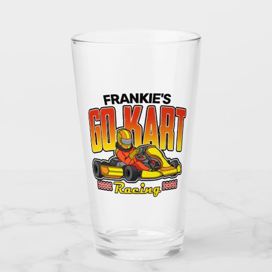 Persoonlijke Go Kart Racing Motorsport Karting Glas (Voorkant)