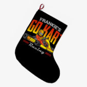 Persoonlijke Go Kart Racing Motorsport Karting Grote Kerstsok (Voorkant (Hangend))