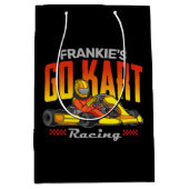 Persoonlijke Go Kart Racing Motorsport Karting Medium Cadeauzakje (Voorkant)
