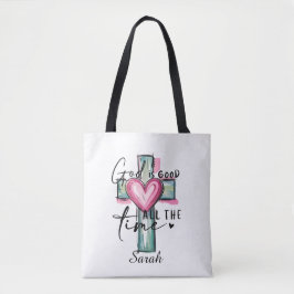 Persoonlijke God is Goed Altijd Boodschappentas Tote Bag