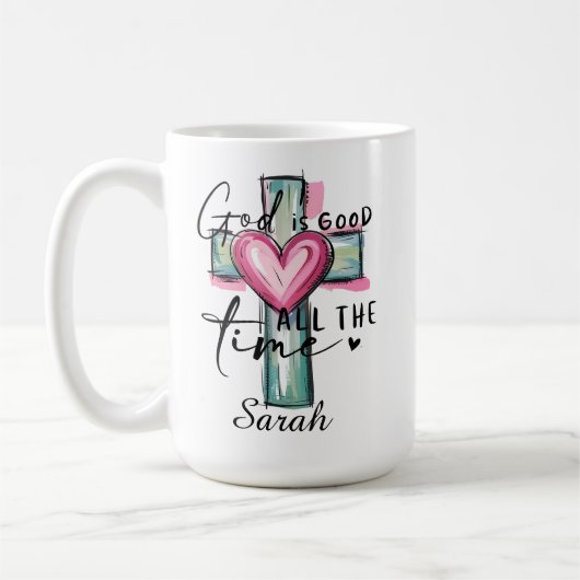 Persoonlijke God is Goed Altijd Koffiemok (Links)