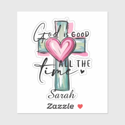 Persoonlijke God is Goed Altijd Sticker (Vel)
