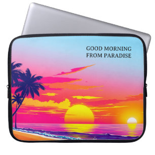 Persoonlijke Goedemorgen Vanuit Het Paradijs Laptop Sleeve