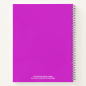 Persoonlijke GOEDEREN LOVE Floral Prayer Diary Notitieboek (Achterkant)