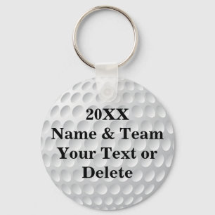 Persoonlijke goedkope golfparty geschenken sleutelhanger
