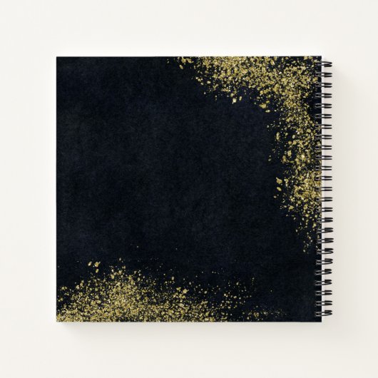 Persoonlijke Gold Dust Mindfulness Notitieboek (Achterkant)