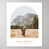 Persoonlijke Gold Foil familienaam en foto Folie Afdrukken (Voorkant)