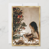 Persoonlijke Gold Photo Holiday kerstKaart (Voorkant)