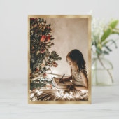 Persoonlijke Gold Photo Holiday kerstKaart (Staand voorkant)