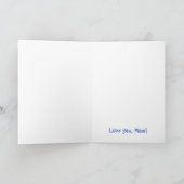 Persoonlijke "Golden Child" Moederdag Kaart (Binnen)