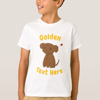 Persoonlijke Golden Doodle Hond Kinderen T-shirt