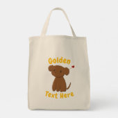 Persoonlijke Golden Doodle Hond Tassen (Achterkant)