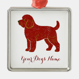 Persoonlijke Golden Doodle Kerst Ornament