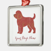 Persoonlijke Golden Doodle Kerst Ornament (Links)