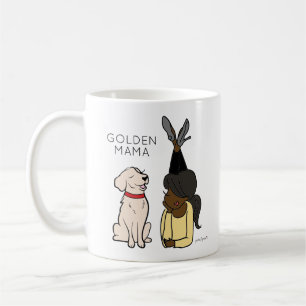 Persoonlijke Golden Reriever Mama Coffee-Mok Koffiemok