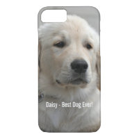 Persoonlijke Golden Retriever Dog Foto en naam