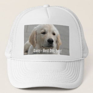 Persoonlijke Golden Retriever Dog Foto en naam Trucker Pet