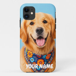 Persoonlijke Golden Retriever Hoesje - Op Maat 