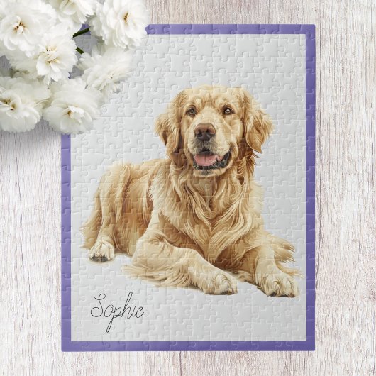 Persoonlijke Golden Retriever Legpuzzel