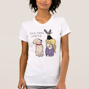 Persoonlijke Golden Retriever Mama T-Shirt