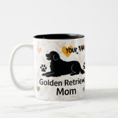 Persoonlijke Golden Retriever Moeder Mok Aangepas (Links)