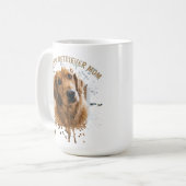 Persoonlijke Golden Retriever Moeder Mok - Hondenn (Voorkant links)