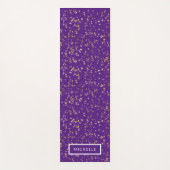 Persoonlijke Golden Stars Yoga Mat (Voorkant)
