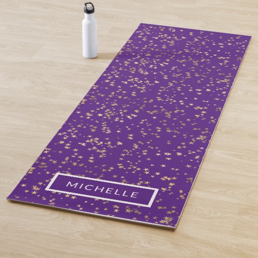 Persoonlijke Golden Stars Yoga Mat (In situ)