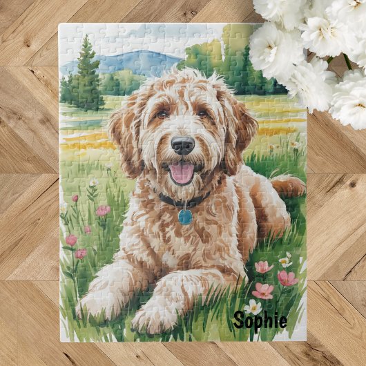Persoonlijke Goldendoodle Legpuzzel