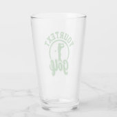 Persoonlijke Golf ADD NAAM Retro Pro Golfer Swing Glas (Achterkant)