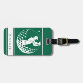 Persoonlijke Golf Bagagelabel (Voorkant horizontaal)