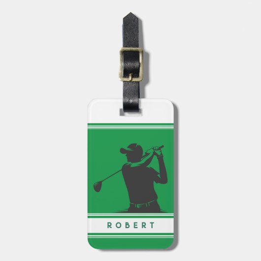 Persoonlijke Golf  Bagagelabel (Voorkant verticaal)