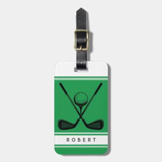 Persoonlijke Golf  Bagagelabel (Voorkant verticaal)
