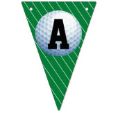Persoonlijke Golf Ball Happy Birthday Vlaggetjes (Derde vlag)