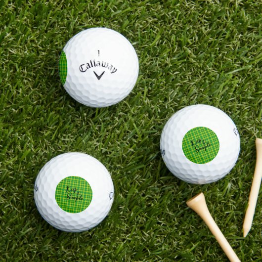 Persoonlijke Golf Balls Golfballen (Insitu Gras)