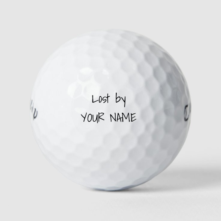 spek hotel vaardigheid Persoonlijke Golf Balls Golfballen | Zazzle.nl