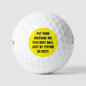 Persoonlijke Golf Balls Golfballen (Voorkant)