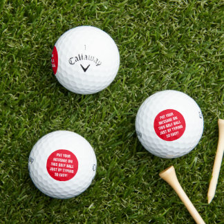 Persoonlijke Golf Balls Golfballen