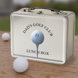 Persoonlijke Golf Club Golfing Dad Metal Lunch Box