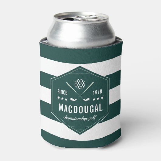 Persoonlijke Golf Club Logo Blikjeskoeler (Blikje Voorkant)