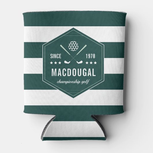 Persoonlijke Golf Club Logo Blikjeskoeler (Voorkant)