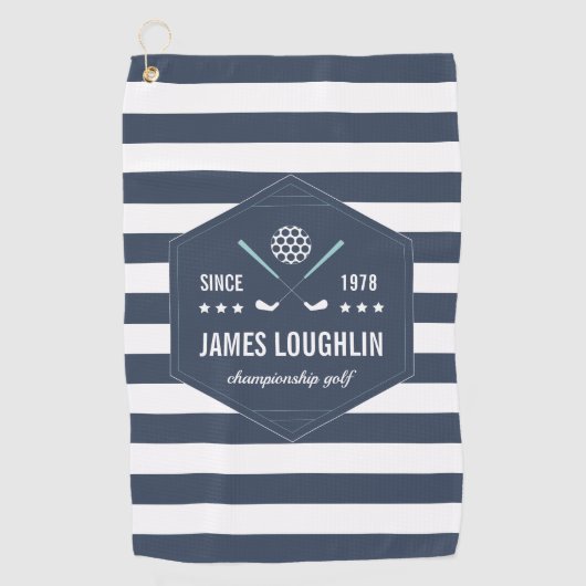 Persoonlijke Golf Club Logo Golfhanddoek (Voorkant)