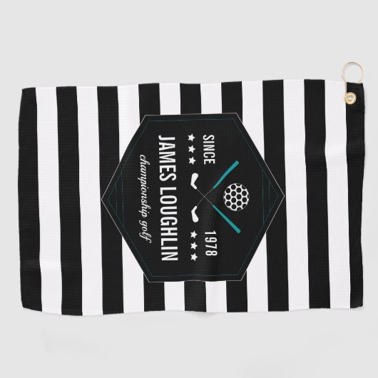 Persoonlijke Golf Club Logo Golfhanddoek (Horizontaal)