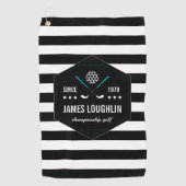 Persoonlijke Golf Club Logo Golfhanddoek (Voorkant)